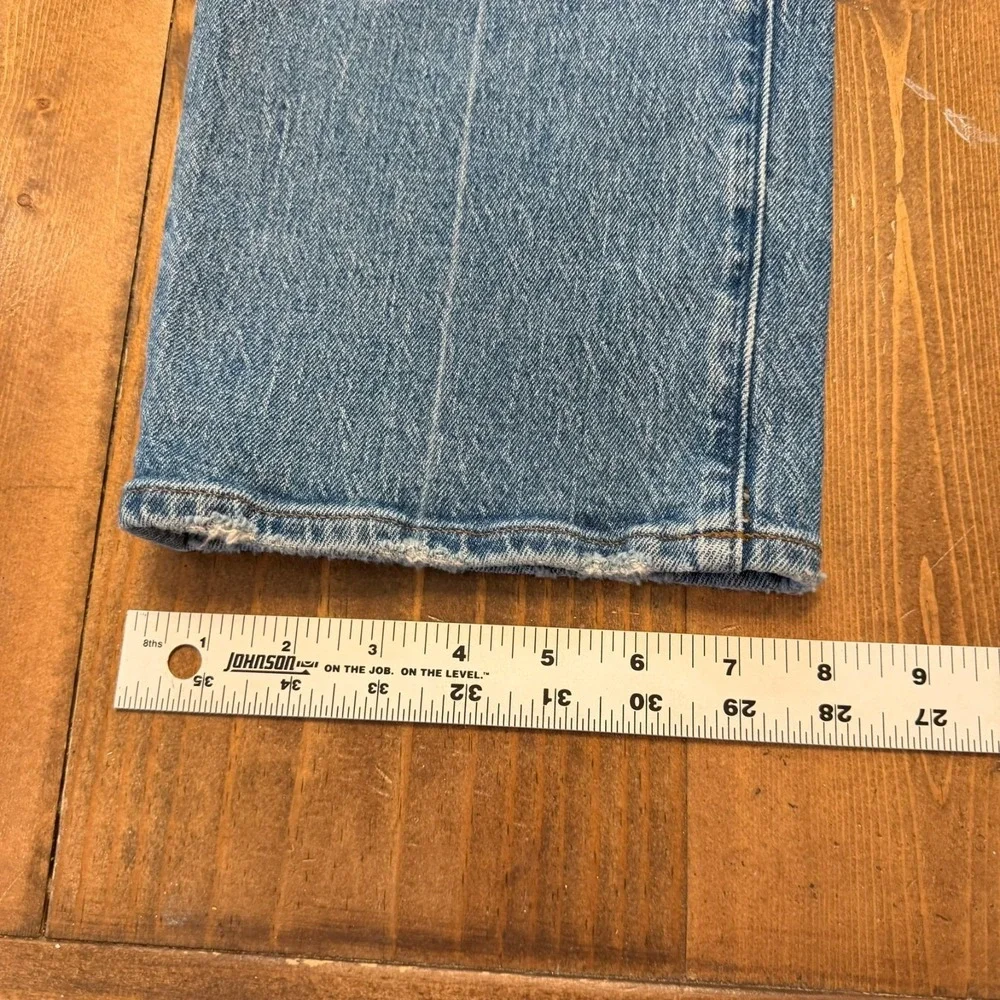 Madewell The Perfect Vintage Straight Jeans 30P Medium Wash Denim Cotton